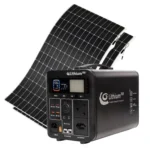 Sunman 200W Flexible Solar and Flexopower 700Wh Portable Power Station Combo