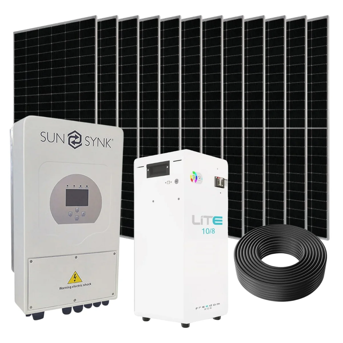 Sunsynk 5kW 48V 8kWh Self Consumption Kit Sunsynk 5kW 48V 8kWh Self Consumption Kit